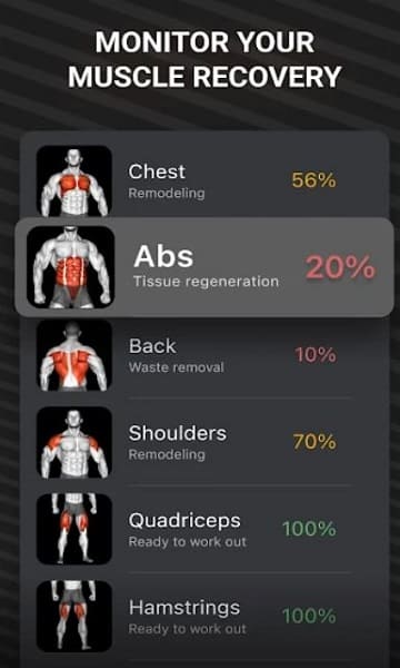 Workout Planner Muscle Booster Mod APK