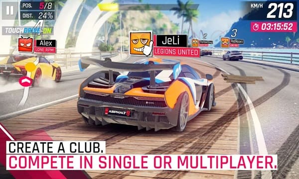 Asphalt 9 Mod APK Unlimited Token