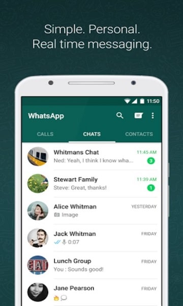 Whatsapp for Android 4.4.4