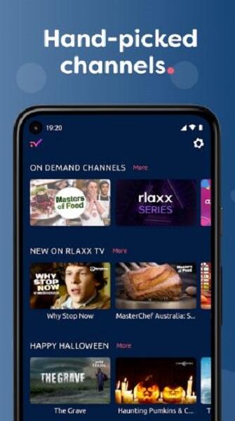 Download app rlaxx TV APK for Android TV